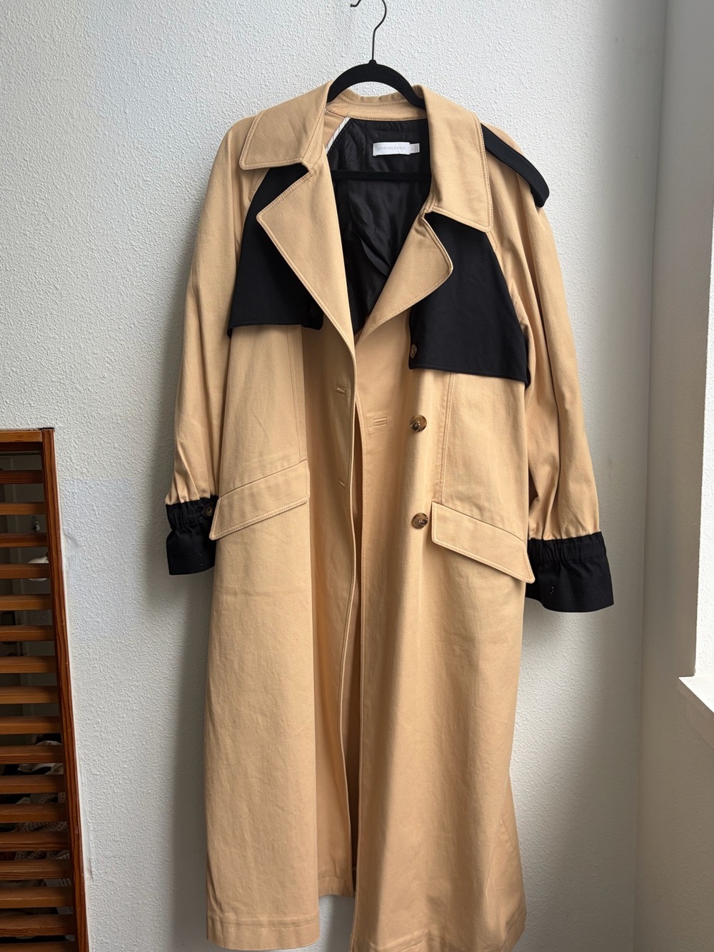Jonathan Simkhai Two Tone Trench Coat